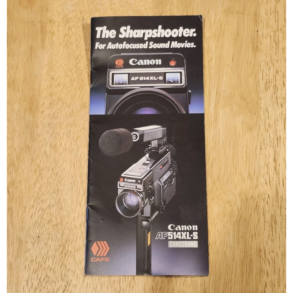 *4 for $30* Canon AF514XL-S CANOSOUND Camera Manual Brochure